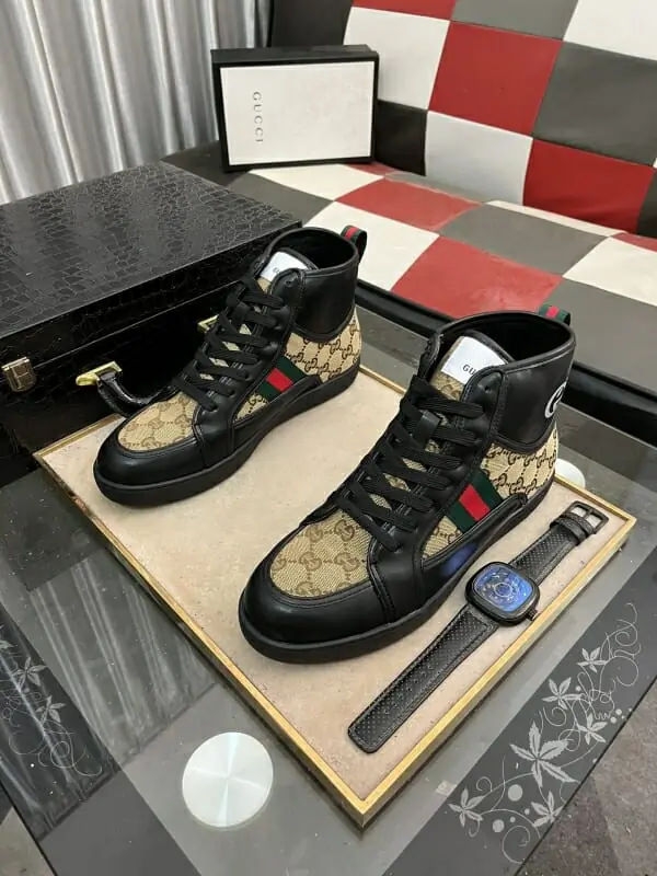 gucci high tops chaussures pour homme s_125640b1